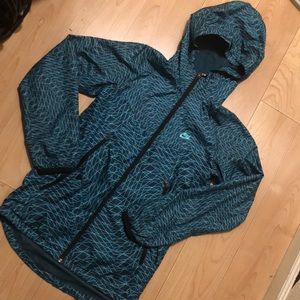 Nike Blue Light Weight Zip Up Sweater